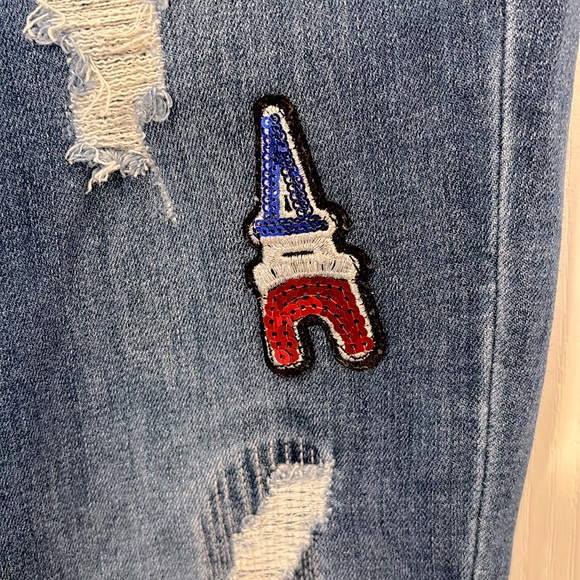 Only| Sequin Skinny Jeans - Picture 7 of 8